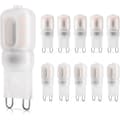 G9 LED-lampor 2W 200LM Varmvit 2700K Ej dimbar 220 240V för hembelysning 10-pack