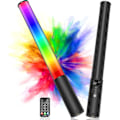 Pikkukuva 1 / 5: \"QD\"P400 RGB LED -videovalo 2500-6500K LED-valokuvausvalo OLED-näyttö, 0-100% säädettävä kirkkaus, 2500mAh sisäänrakennettu akku, 12 valaistuskohtausta