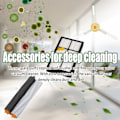 Miniatyrbilde 5 av 5: For Xiaomi Roborock Q7 Max, Q7 Plus, Hovedsidebørste Hepa-filter Mopp null ingen/QQP/