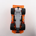 Miniatyrbild 4 av 4: QU/Klassisk kreativ programmeringslåda, bygg din egen leksak, barns byggsats, programmeringsjeepleksak - orange