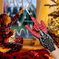 Miniatyrbillede 1 af 5: Spiderman Web Shooter Launcher Snore Legetøj Elektrisk Rullende Spindelnät Skytter Børn Spindel Silke Handsker Rollespil Legetøj Black