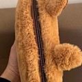 Miniatyrbillede 4 af 5: Plys Penneetui, Dyr Penneetui, Kapibara Penneetui Sød Skoletilbehør Taske, Lille Fluffy Lynlås Taske Penneetui Organizer