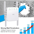 Miniatyrbild 2 av 5: QU)WiFi-repeater, WiFi-förstärkare, WiFi-booster, täckning upp till 6500 kvm