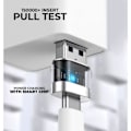 Miniatyrbilde 3 av 3: \"QD\" USB til USB-C-adapter [3-pakning], USB-adapter, USB A til USB-C, iPhone-ladekontakt, USB-C-kontaktkonverter for iPhone