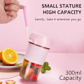 Miniatyrbillede 5 af 5: QU. Dobbeltklik for at starte Mini Blender Kop Letvægts Juicekop Bærbar Juicer USB-opladning 300 ml