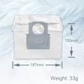 Pikkukuva 4 / 5: Pölynimuripussit Roborock S8+/Q5+/G10S/Pro/T8/Q7+ 4 kpl_qq