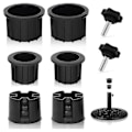 Miniatyrbillede 1 af 5: 8 stk. Parasolfod Stand Hul Ring Prop Dæksel og Hætte Terrasseparasolfod Stand Fod Stabilisator-AY   -Sy_ufo