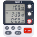 Miniatyrbilde 2 av 5: [QD] 3-kanals timer, trippel digital kjøkkentimer, flere nedtellings-/opptellingstimer for matlaging og studier