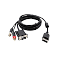 Miniatyrbilde 2 av 5: \"QD\" VGA-kabel for Dreamcast High Definition + 3,5 mm til 2-hann RCA-adapter