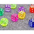 Miniatyrbilde 3 av 3: 100-pakning - Terninger - Spillterninger_QQ