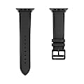Miniatyrbillede 1 af 2: PU-læder armbånd til Apple Watch 38/40mm, Sort