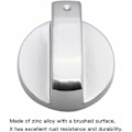 Miniatyrbilde 4 av 4: QQU-Parts Universelle Metall Kontrollknapper Gasskomfyrknapp 6mm universelle kontrollknapper komfyrknapp for gasskomfyr komfyr ovn platetopp
