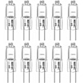 Miniatyrbild 1 av 4: #QD#G4 halogenlampor 20W 12V T3 JC Typ 2-stiftsersättning för underskåpsbelysning, pucklampor, spårbelysning, dimbar (10-pack)