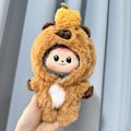 Miniatyrbild 6 av 7: Megan New 17cm Labubu Dockkläder Lyx Anime Mjuk Plysch Baby Dockkläder Söta Labubu Capybara Jumpsuits 2
