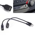 3,5 mm hane AUX till USB 2.0 hona adapterkabel Co
