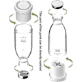 Miniatyrbild 3 av 5: Personlig Blender, Portabel Blender, Batteridriven USB Blender (Rosa)_FO White 420ML