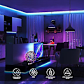 Miniatyrbild 3 av 3: 5 meter LED-remsa med RGB-ljusloop LED-remsa flerfärgad