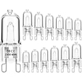 Miniatyrbild 1 av 4: QQU-Dimbar G9 Halogenlampor 40W 230V Varmvit För Mikrovågsugn Spis Taklampor 12-pack [Energiklass G]