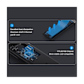 Pikkukuva 4 / 5: QD-M2 SSD-kotelo NGFF 5 Gbps SATA-protokolla M.2 - USB 3.1 Gen1 SSD-adapteri NGFF SATA SSD-levykotelolle M.2