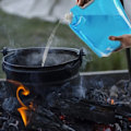 Pikkukuva 3 / 5: \"QD\" 4-osainen kokoontaitettava vesisäiliö, juomavesisäiliö kokoontaitettava (2 x 5 L + 2 x 10 L) - Täydellinen