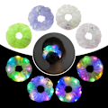 Miniatyrbilde 4 av 5: QD-4 stk Lys Scrunchies Hårstrikker, LED Scrunchy Hårelastisk Bånd for Kvinner & Jenter, Glød i Mørket Festtilbehør Rave Tilbehør for Glødefest
