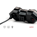 Pikkukuva 3 / 5: [QD] Pyörän takavalo USB Langaton Kaukosäädin Vilkku Varoitusvalo + Äänimerkki Ft