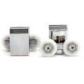 Miniatyrbilde 4 av 4: QQU-Dusjdørruller Dusjruller Skyvedør 23mm Erstatningslager Nylon Sink Legering
