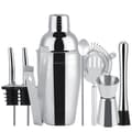 8-piece Cocktail Set, Bar Set, Shaker 550ml - Stainless Steel silver Silver