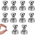 Miniatyrbillede 1 af 3: [QD] Neodym Magneter Stærke Trykknapper Koniske Stifter