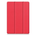 Pikkukuva 1 / 4: \"QD\" Apple iPad 10.2 2021/2020/2019 Ohut kolmiosainen suojakotelo - Punainen