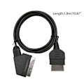 Miniatyrbild 4 av 5: Högkvalitativ RGB SCART-kabel för X 360 för X 360-spelkonsol
