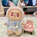 Miniatyrbild 5 av 7: Labubu Kläder och Accessoarer Lyx Designer Endast, Dockor Ingår Ej, Labubus Original med Klädset för La Bubu Docka_qd Pink LOVE footwear
