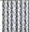 Grey Shower Curtain - Waterproof Thickened Polyester - 120x180cm with Hooks - Bathroom Decor