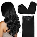 Pikkukuva 2 / 2: Remy Clip-on -pidennykset #1 Musta 40 cm_qq