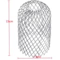 Miniatyrbilde 4 av 5: 4 fleksible aluminiumsrennerfilter Diameter 8cm Gitter Mesh St