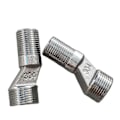Miniatyrbilde 4 av 4: \"QD\" S-kobling 1/2 tomme Hann til 3/4 tomme Hann Gjenge Offset Adapter Monteringsutstyr for Baderomsvegg Klofot Badekar Kran Eksponert Dusjsett