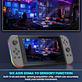 Pikkukuva 4 / 5: QD-Langaton ohjain, yhteensopiva Nintendo Switchin, OLED:n ja Lite Gamepad Joystickin kanssa (vasen/oikea) korvaava RGB oikea harmaa