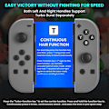 Pikkukuva 2 / 5: QD-Langaton ohjain, yhteensopiva Nintendo Switchin, OLED:n ja Lite Gamepad Joystickin kanssa (vasen/oikea) korvaava RGB oikea harmaa