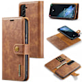 Pikkukuva 2 / 5: DG.MING Nahkakotelo magneettikuorella, Samsung S22, ruskea brun_qudddd brown