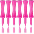 100-pakning 57 mm rosa golf-tees i plast