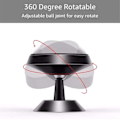 Pikkukuva 4 / 5: 360° Kääntyvä Puhelinpidike Itsekiinnittyvällä Magneettisella Autotelineellä Musta_qq