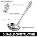 Miniatyrbild 2 av 4: 2 st 304 Rostfritt Stål Såsslev Metall Slev Sked