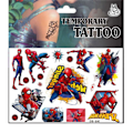 Pikkukuva 4 / 5: \"QD\" Hämähäkkimies-tatuoinnit - 4 arkkia - Lasten tatuoinnit - Avengers monivärinen