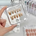 Miniatyrbilde 4 av 5: Neglelakkorganisator, 12 stk. Trykte neglelakkbeholdere, Kunstige trykte neglelakkbeholdere, Klar akryl neglelakkorganisator med Tr..._QF