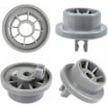 Miniatyrbilde 2 av 4: #QD#Sett med 4 hjul for oppvaskmaskin for nedre kurv, hjul for oppvaskkurv, oppvaskhjul for Siemens, Bosch 165314