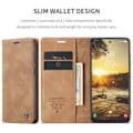 Miniatyrbilde 3 av 4: \"QD\"CASEME Lommebokdeksel Samsung Galaxy S25+ (S25 Plus) - Brun