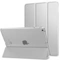 Miniatyrbilde 1 av 5: [QD] Fodral - Slankt, lett Smart Case Stand Cover med gjennomsiktig frostet bakdeksel med automatisk vekking/hvilemodus - sølv
