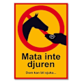 Miniatyrbild 1 av 3: Do Not Feed The Animals - Warning Sign - Sign_QQ