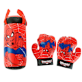 Pikkukuva 2 / 5: Spider-Man Nyrkkeilysäkki Lapsille, Nyrkkeilysäkki Lelu Nyrkkeilyhanskoilla ja Säädettävällä Jalustalla, Syntymäpäivälahja Pojille 4-9 Vuotta˜QD