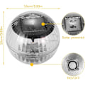 Miniatyrbillede 3 af 5: Flydende solcellelampe til dam, vandtætte poollamper havelampe pool LED-belysning damdekoration udendørs til have gårdhave swimmingpool_ufo